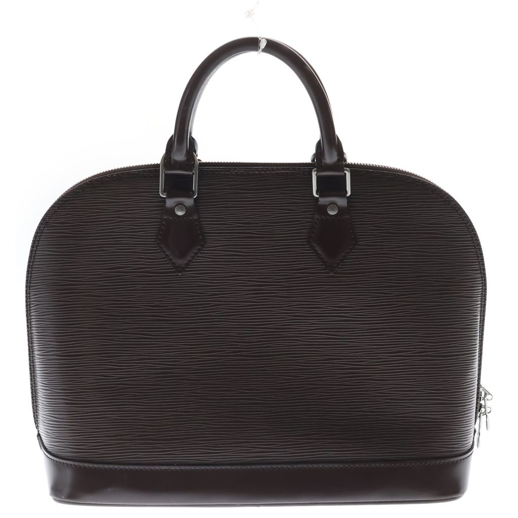 Louis Vuitton Alma Epi Leather Handbag Brown