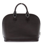 Louis Vuitton Alma Epi Leather Handbag Brown