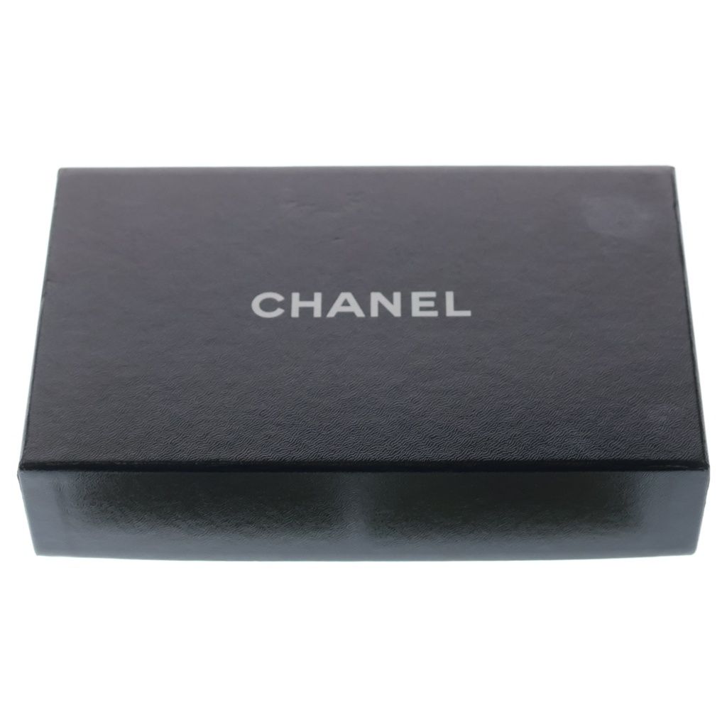 Chanel Quilted Brilliant CC Logo Patent Leather Wallet Bifold Gold Bordeaux — view 6
