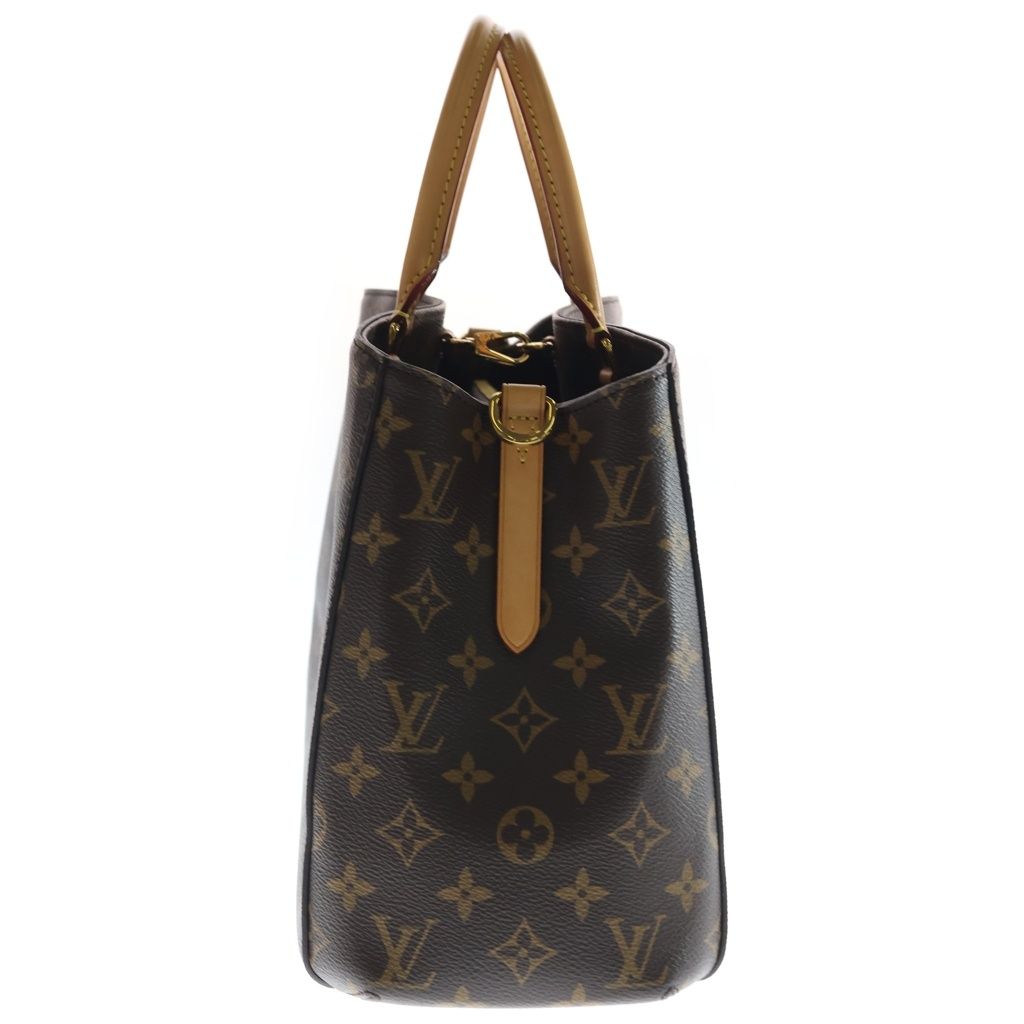 Louis Vuitton Monogram Montaigne MM Leather 2-Way Shoulder Bag Brown — view 3