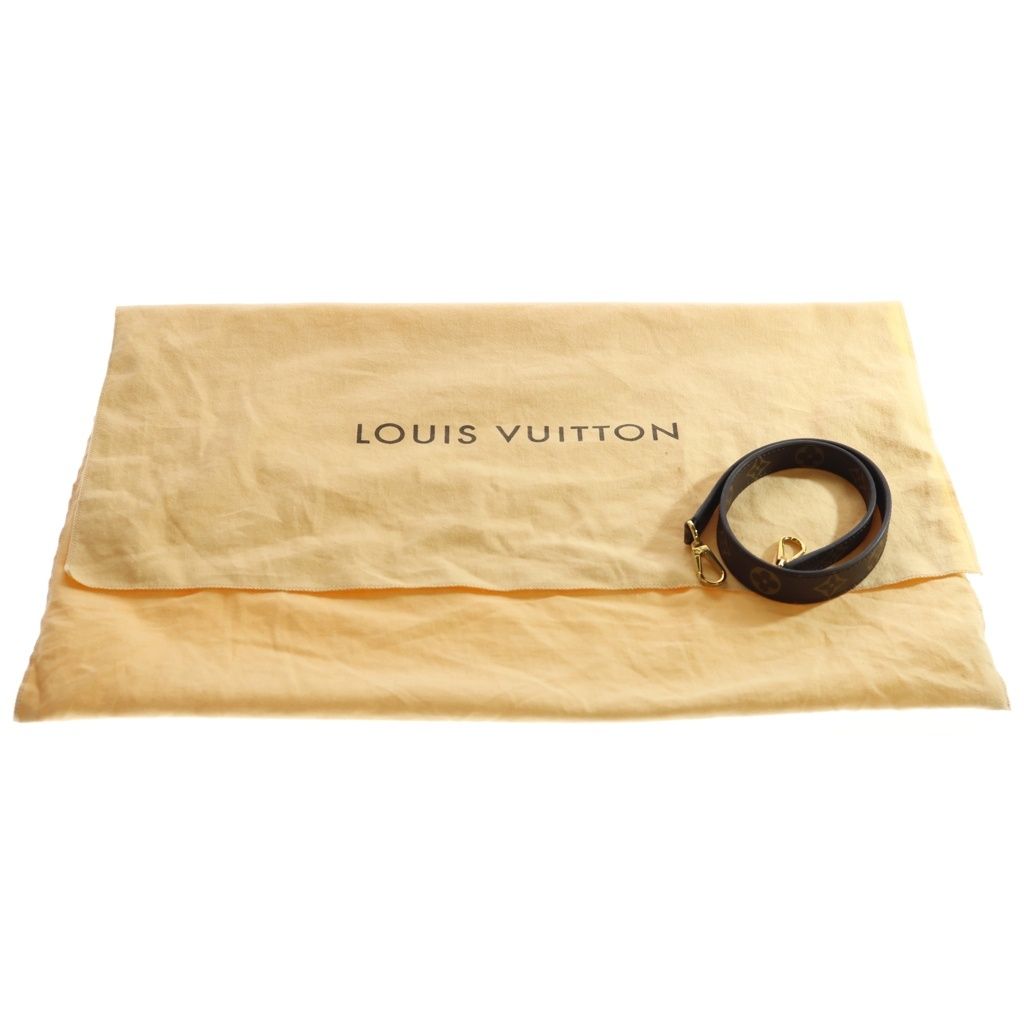 Louis Vuitton Monogram Montaigne MM Leather 2-Way Shoulder Bag Brown — view 8