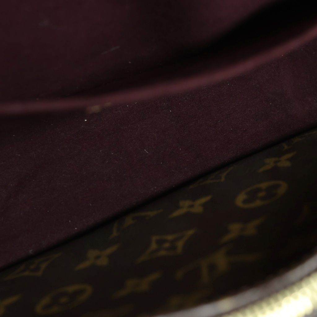 Louis Vuitton Monogram Montaigne MM Leather 2-Way Shoulder Bag Brown — view 7