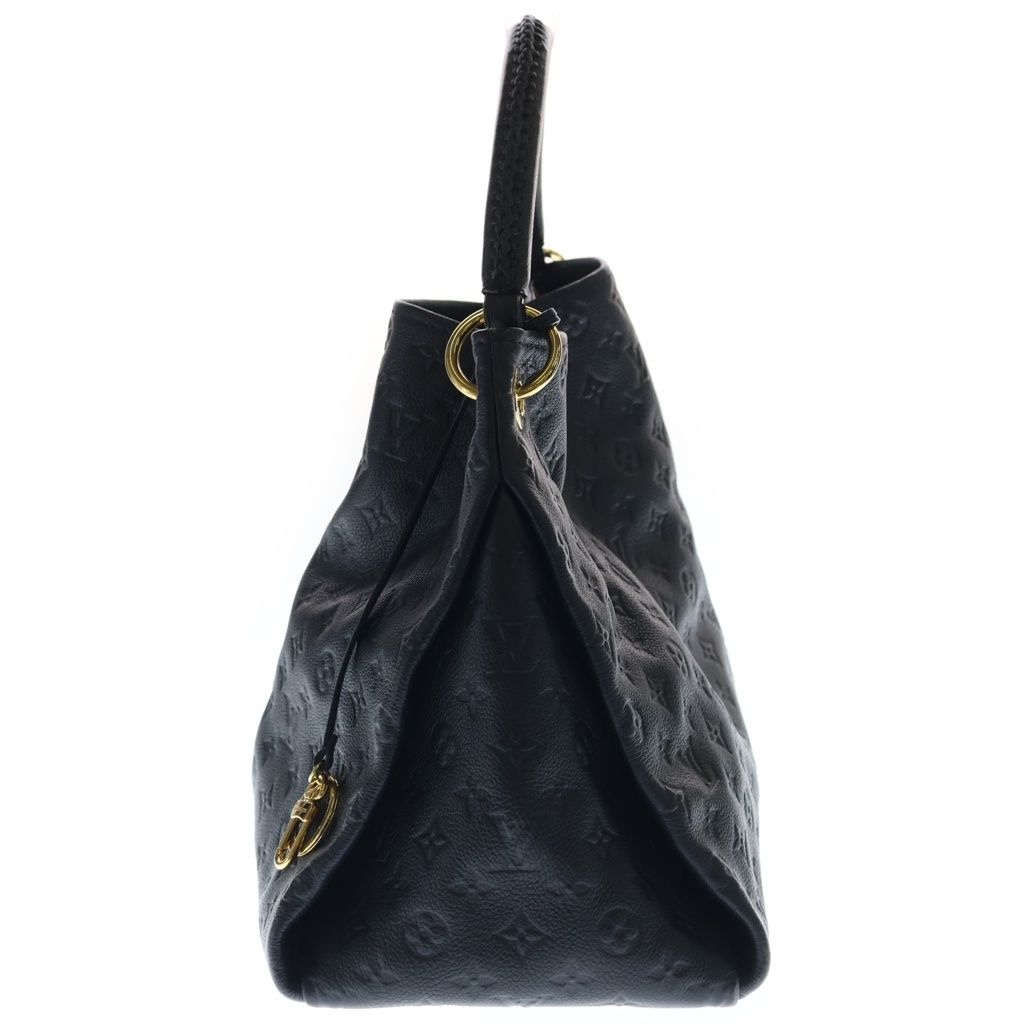 Louis Vuitton Monogram Empreinte Arti MM Infini Tote Black Leather Gold — view 3