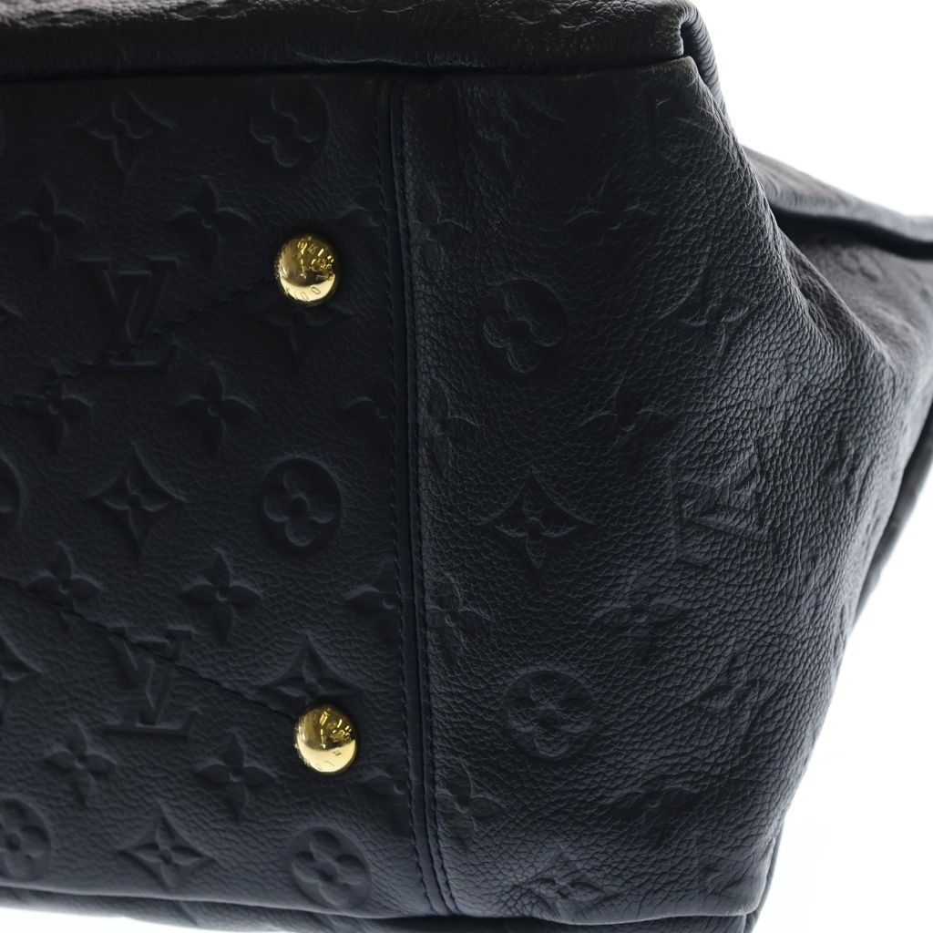 Louis Vuitton Monogram Empreinte Arti MM Infini Tote Black Leather Gold — view 5