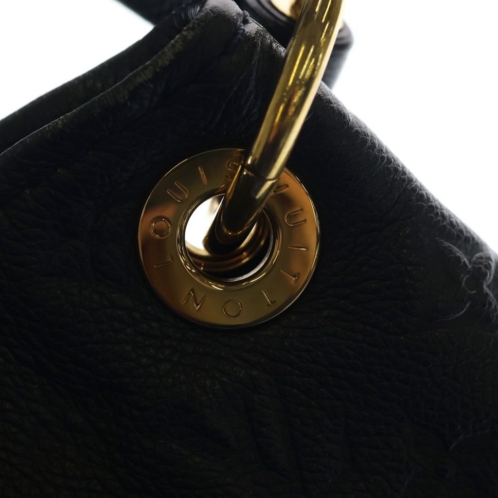 Louis Vuitton Monogram Empreinte Arti MM Infini Tote Black Leather Gold — view 7