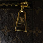Louis Vuitton Monogram Meri 2-Way Shoulder Bag Brown Leather Gold — view 7