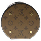 Louis Vuitton Monogram Reverse Cannes 2-Way Shoulder Bag Brown Black Leather — view 4