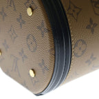 Louis Vuitton Monogram Reverse Cannes 2-Way Shoulder Bag Brown Black Leather — view 5
