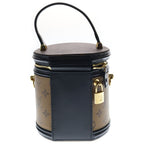 Louis Vuitton Monogram Reverse Cannes 2-Way Shoulder Bag Brown Black Leather — view 2