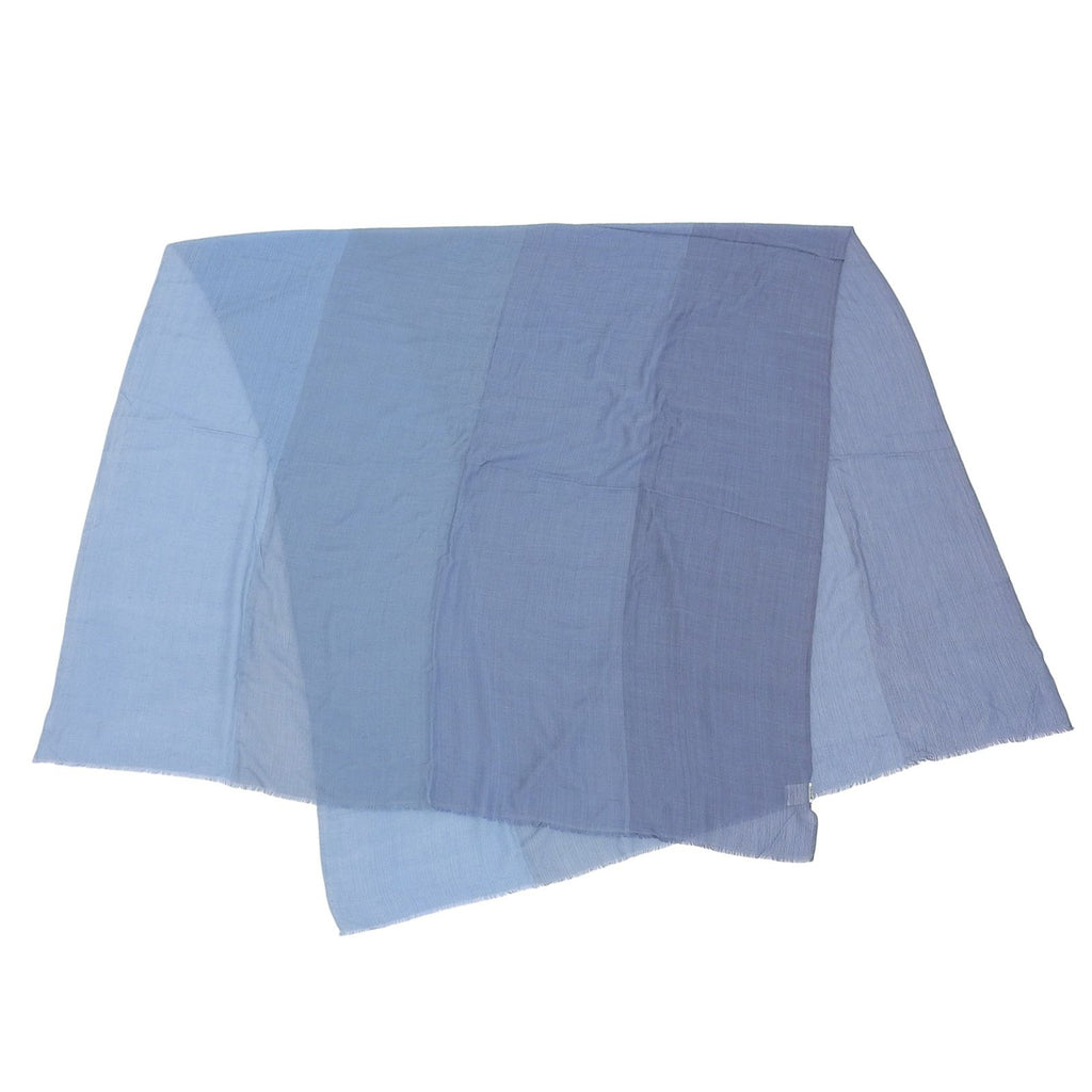 Hermes Martin Margiela Era Cashmere Silk Large Shawl Blue 230 Width Scarf — view 5