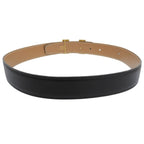 Hermes Vintage Constance Gold Reversible Leather Belt Black 75 — view 5