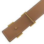 Hermes Vintage Constance Gold Reversible Leather Belt Black 75 — view 7