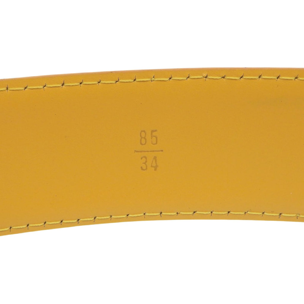 Louis Vuitton Ceinture Epi Leather Belt Yellow Gold — view 7