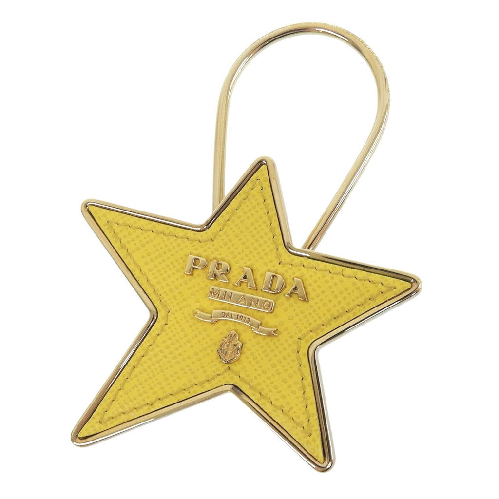 Prada Saffiano Leather Star Key Holder