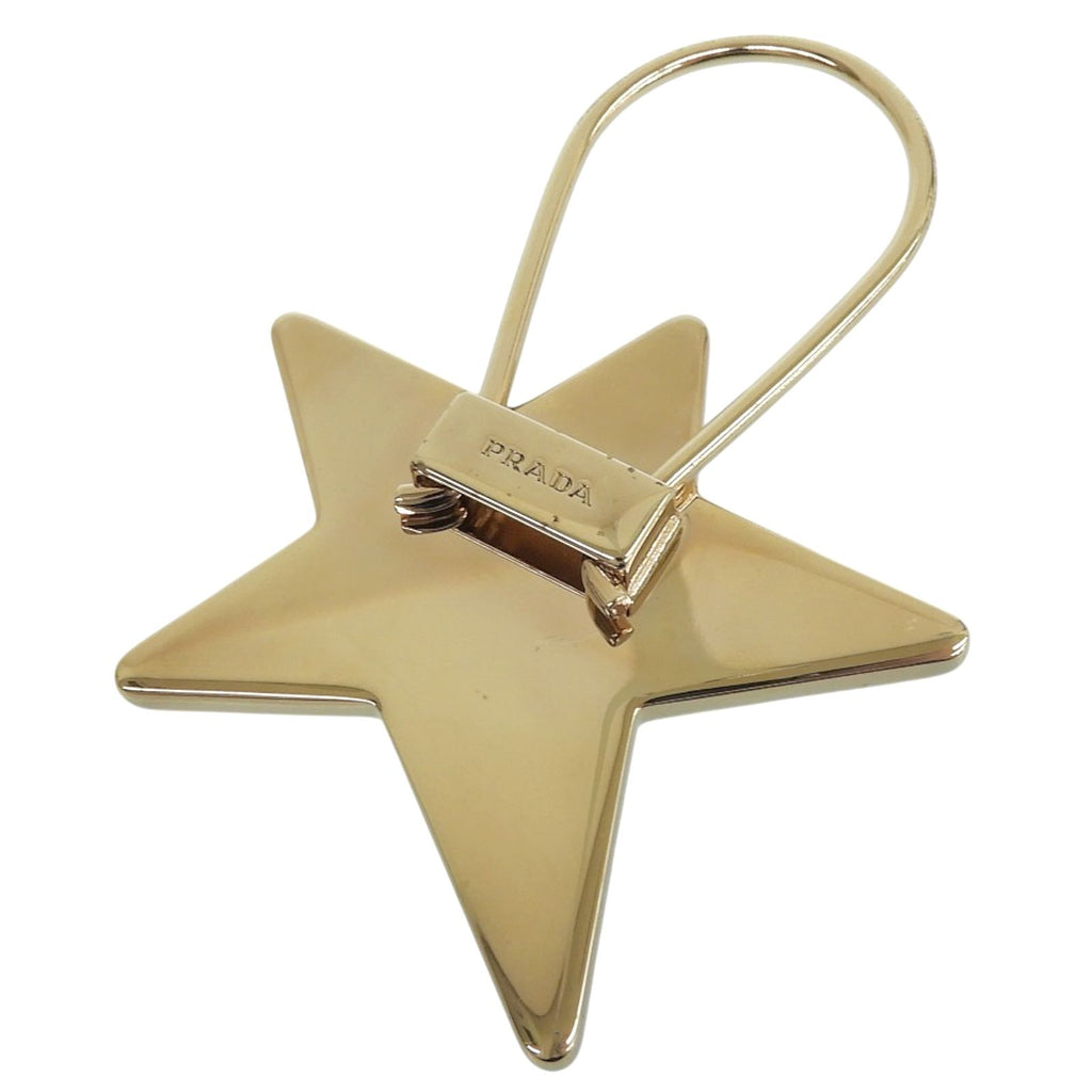 Prada Saffiano Leather Star Key Holder — view 3