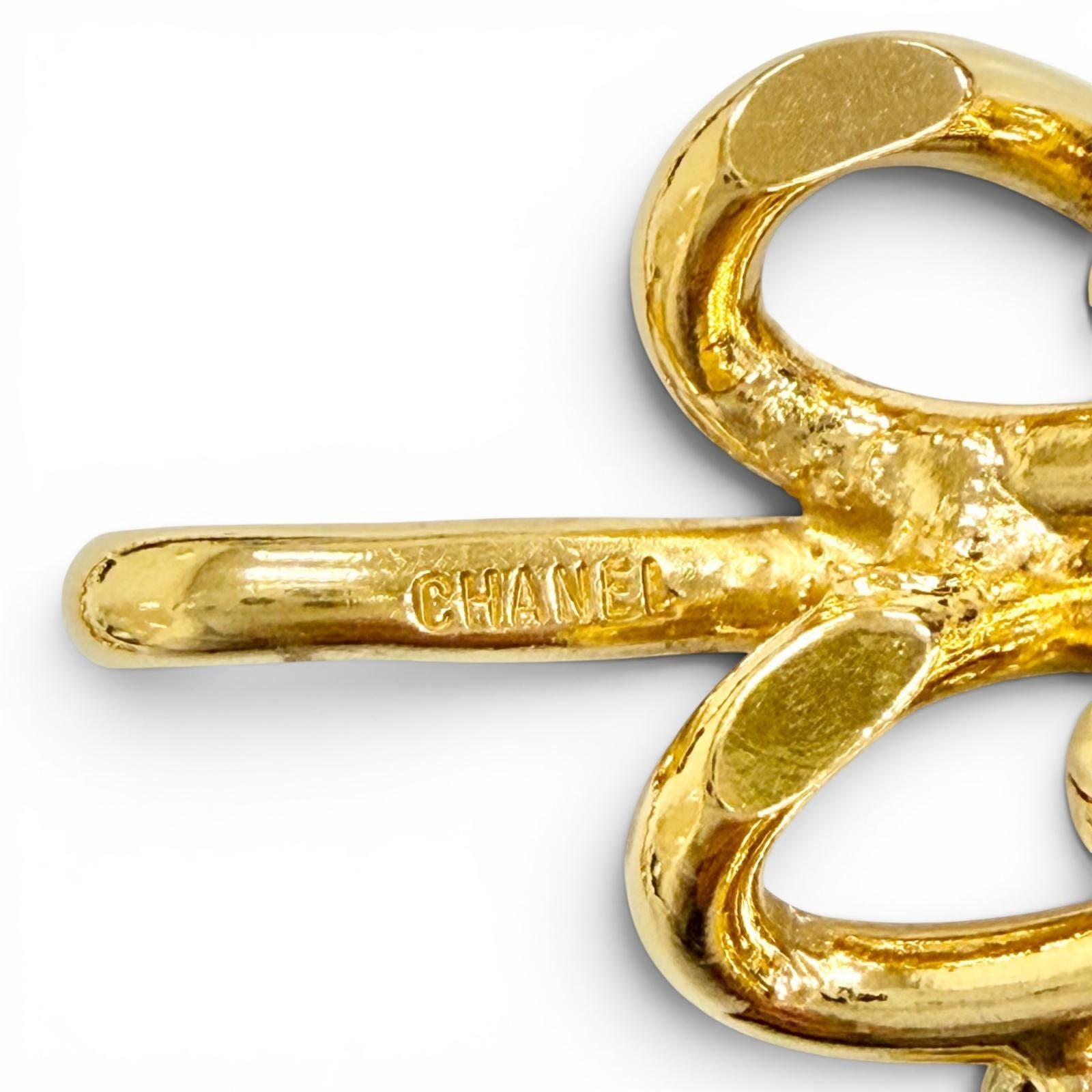 Chanel Logo Perfume Bottle Charm Double Chain Belt 81 Gold Gorgeous — view 7