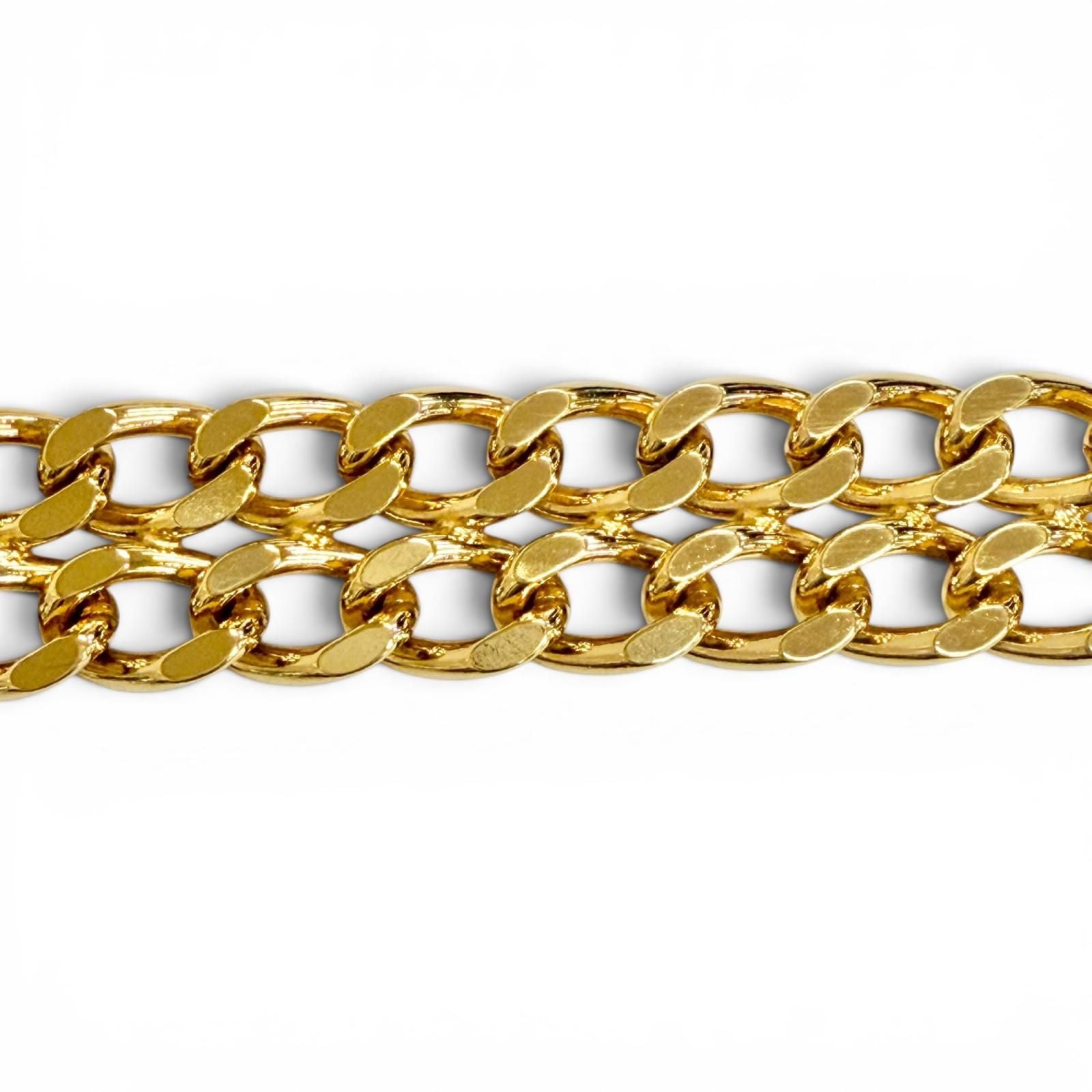 Chanel Logo Perfume Bottle Charm Double Chain Belt 81 Gold Gorgeous — view 6