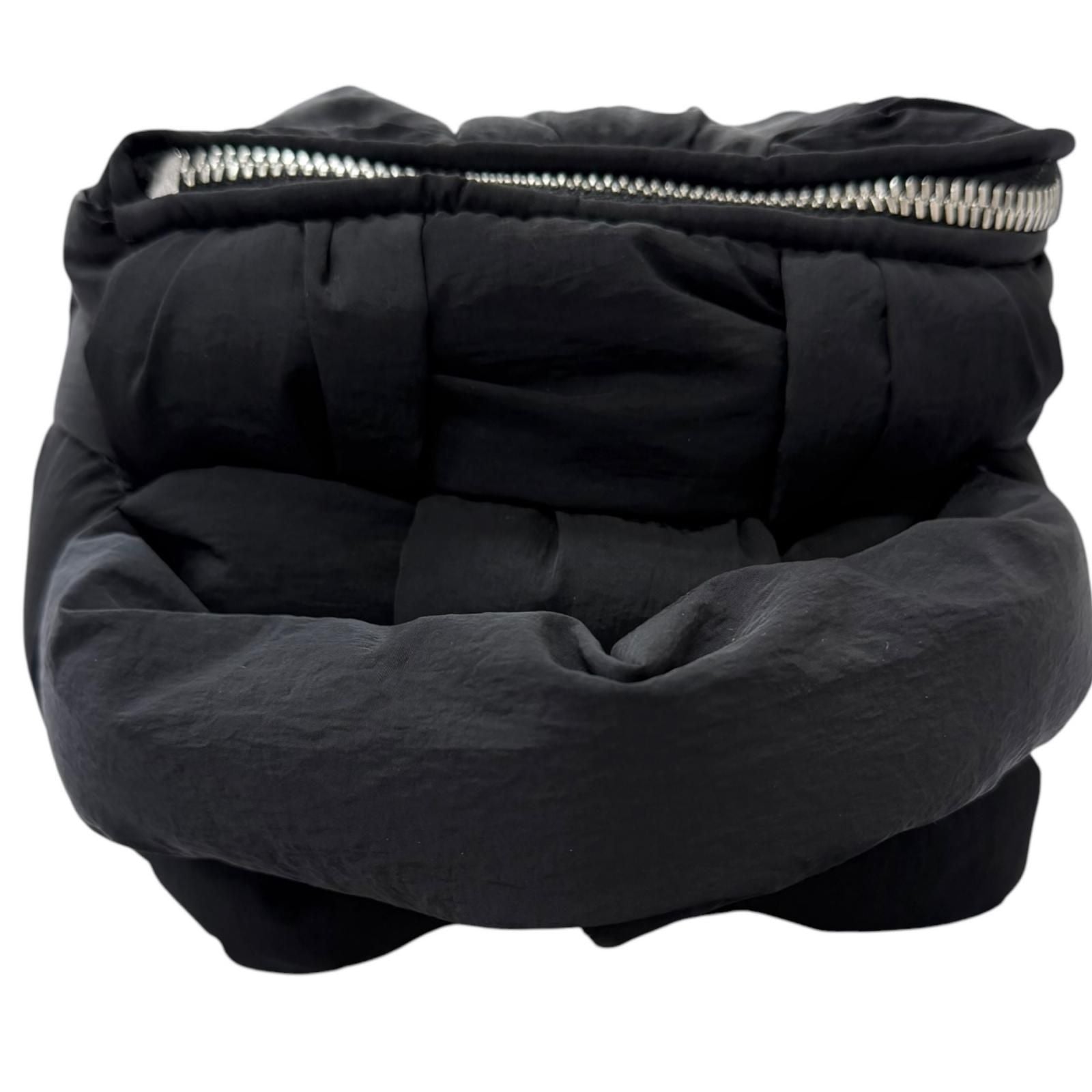 Bottega Veneta Padette Tech Cassette Intrecciato Handbag Black — view 5