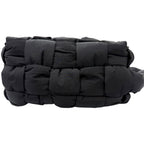 Bottega Veneta Padette Tech Cassette Intrecciato Handbag Black — view 3