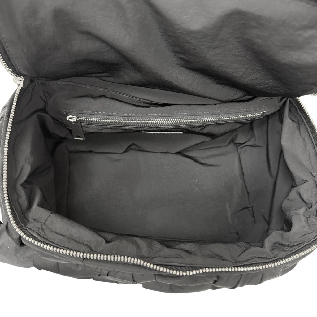 Bottega Veneta Padette Tech Cassette Intrecciato Handbag Black — view 4