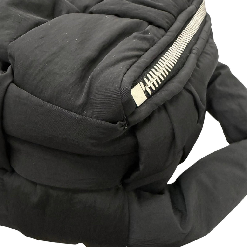Bottega Veneta Padette Tech Cassette Intrecciato Handbag Black — view 6