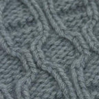 Hermes Tori Maillon Cashmere Knit Gloves Light Blue S Recommended for Winter — view 4