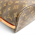 Louis Vuitton All in GM Monogram Canvas Pouch Bucket Bag Brown — view 8