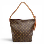 Louis Vuitton All in GM Monogram Canvas Pouch Bucket Bag Brown — view 4