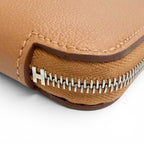 Hermes Azap Long Silk in Color Gold Silver Zip Around Wallet — view 8