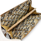 Hermes Azap Long Silk in Color Gold Silver Zip Around Wallet — view 6