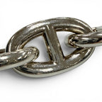Hermes Chaine D'ancre TGM 12 Links Chain Bracelet Silver — view 4