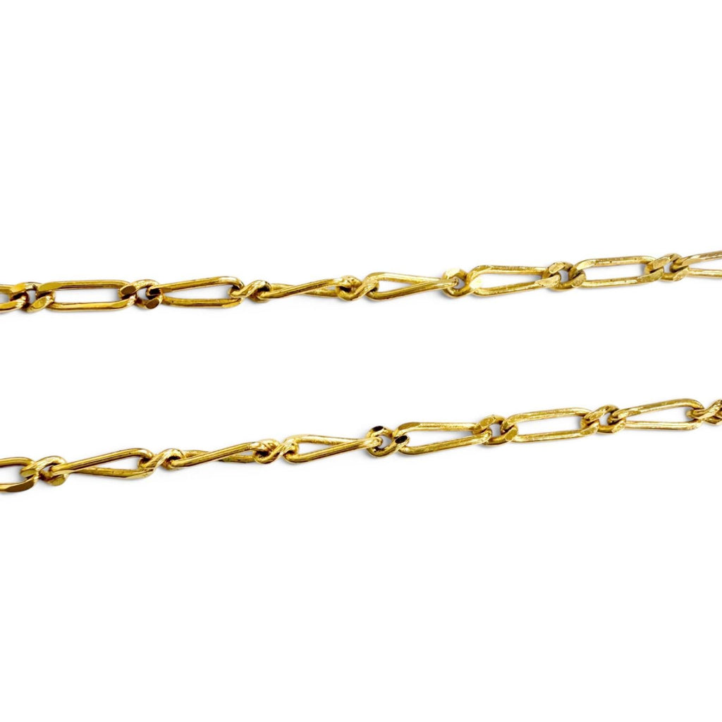 Chanel Vintage Circle CC Logo Necklace Gold — view 6