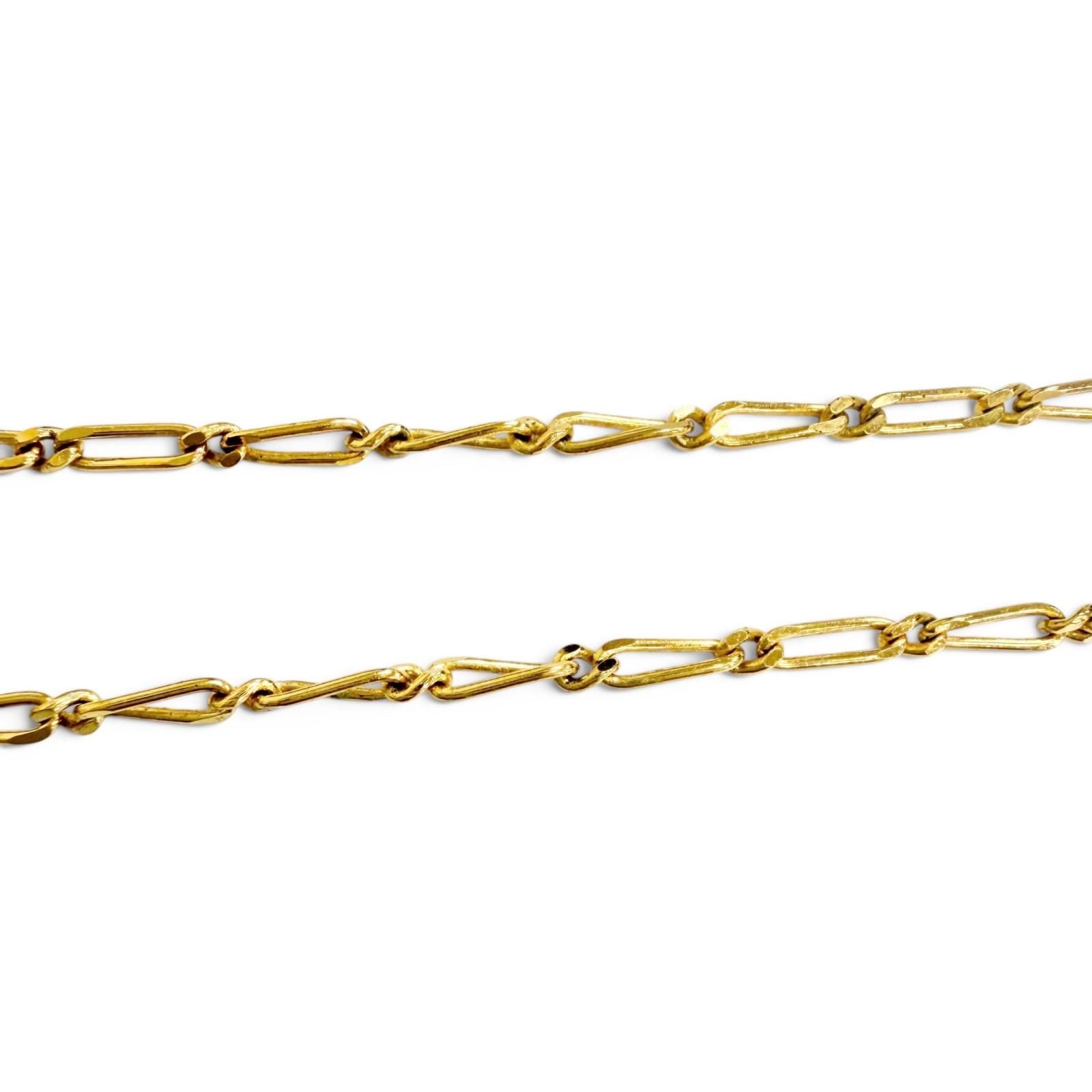Chanel Vintage Circle CC Logo Necklace Gold — view 6