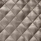 Chanel Leather Skirt Quilted CC Logo Lambskin 38 Brown — view 3