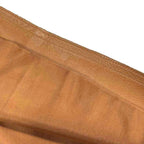 Chanel Leather Skirt Tight Lambskin Knee Length 38 Gold — view 6