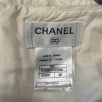 Chanel Skirt Tight Knee Length 38 White — view 6