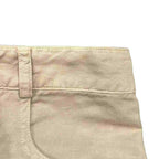 Chanel Linen Blend Cropped Pants 38 Beige — view 3