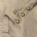 Chanel Linen Blend Cropped Pants 38 Beige — view 6
