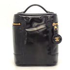 Chanel Vanity Bag CC Logo Black Seal — view 3