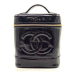 Chanel Vanity Bag CC Logo Black Seal — view 2