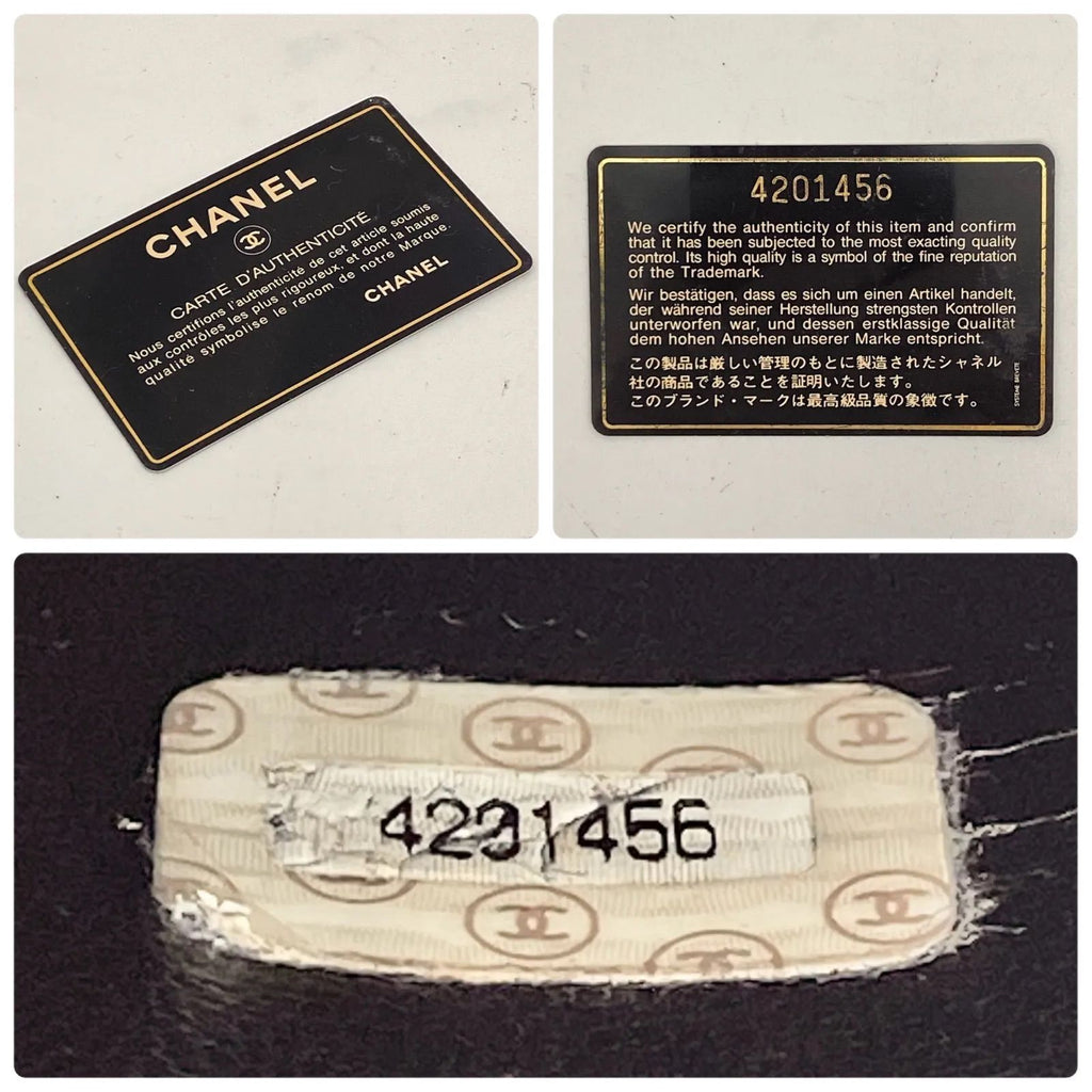 Chanel Vanity Bag CC Logo Black Seal — view 5