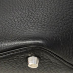 Hermes Handbag Picotin Lock PM Taurillon Clemence Black Silver — view 8