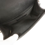 Chanel Shoulder Bag Boy Caviar Leather Black Silver — view 4