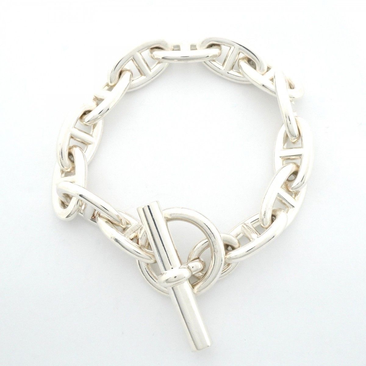 Hermes Bracelet Chaine D'ancre GM Silver — view 3