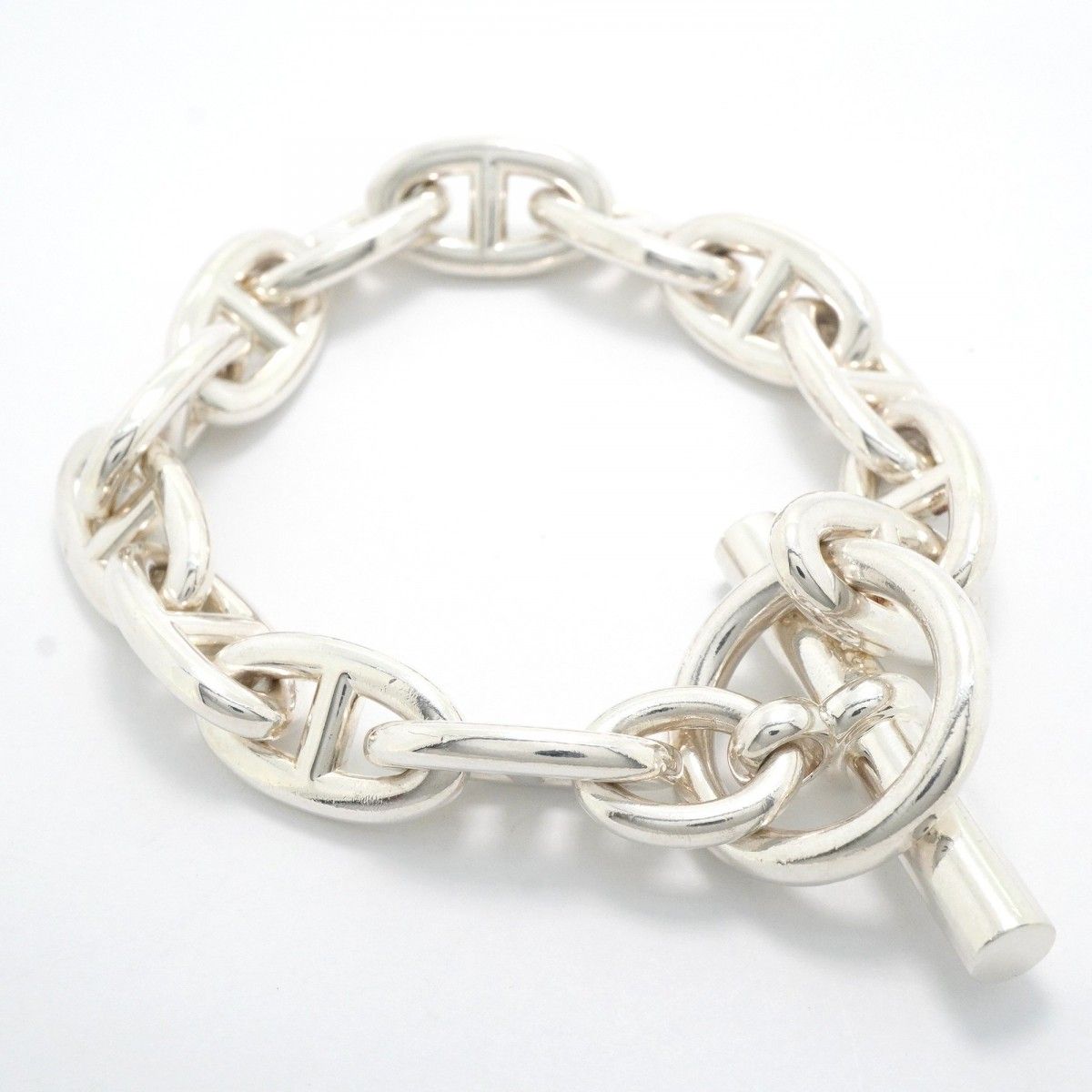 Hermes Bracelet Chaine D'ancre GM Silver — view 2