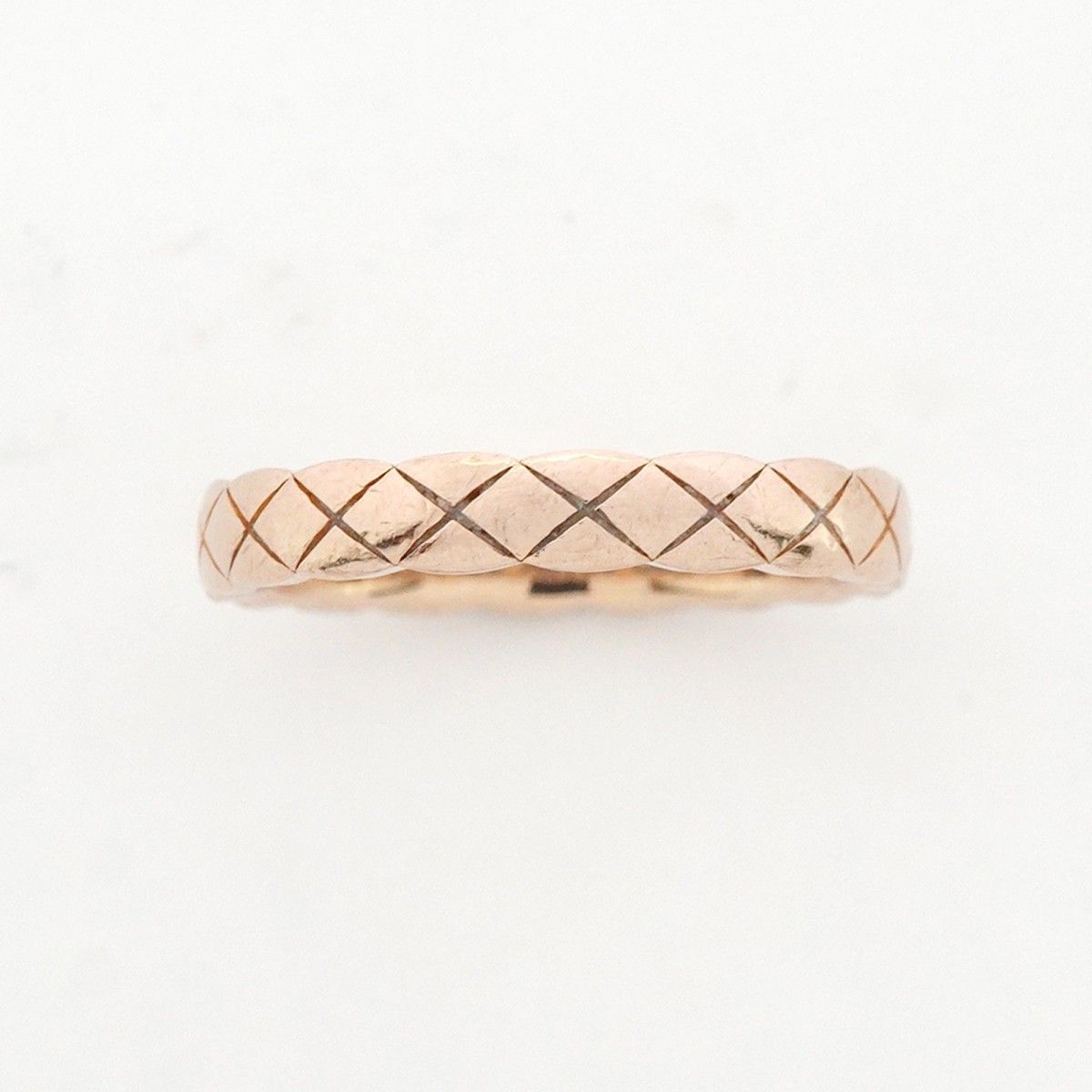 Chanel Ring Coco Crush Beige Gold 18k Pink — view 2