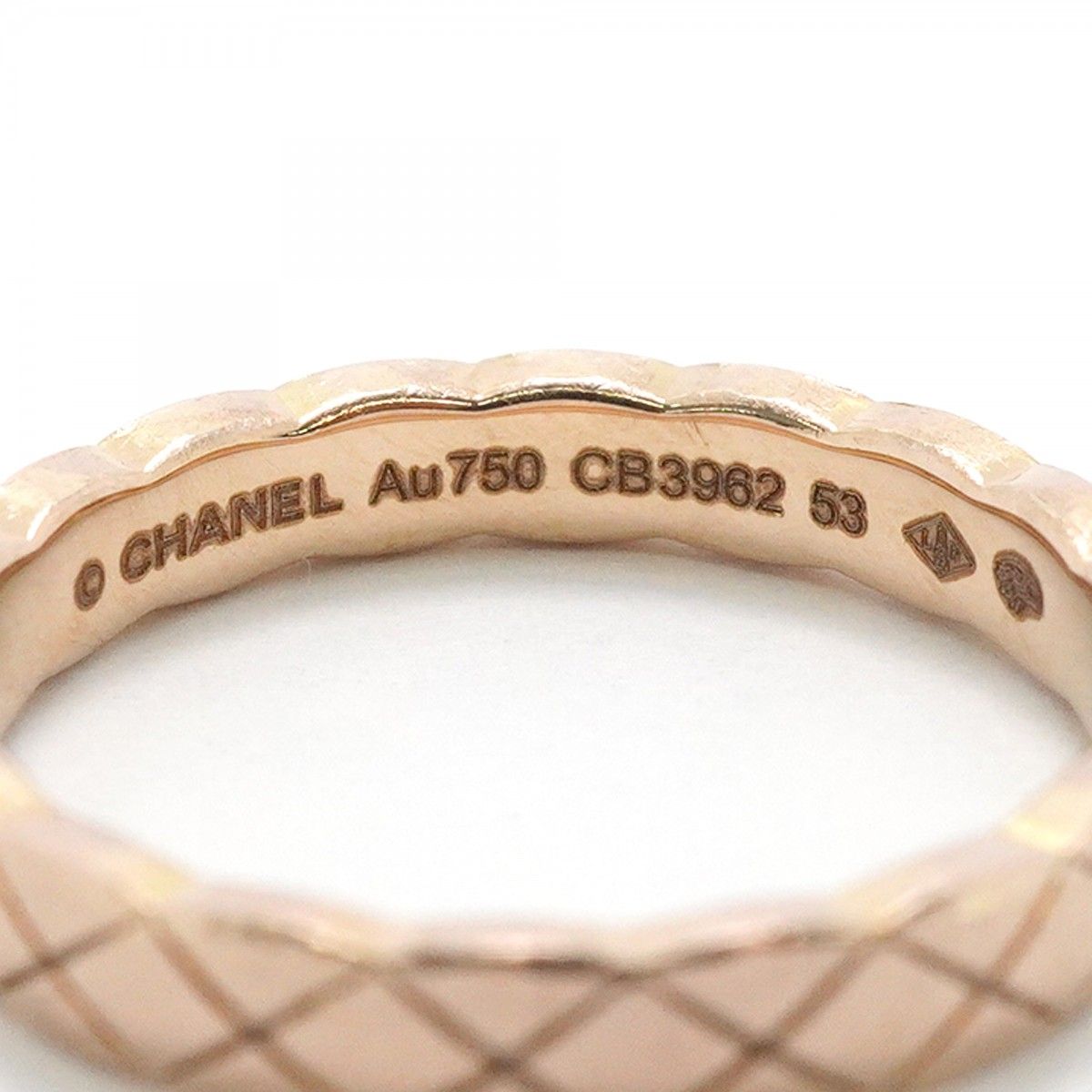 Chanel Ring Coco Crush Beige Gold 18k Pink — view 4