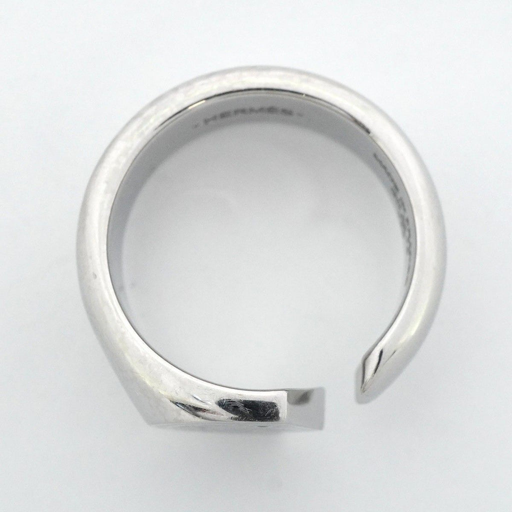 Hermes Ring Cal Zel Metal Silver Black — view 3