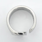 Hermes Ring Cal Zel Metal Silver Black — view 3