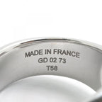 Hermes Ring Cal Zel Metal Silver Black — view 5